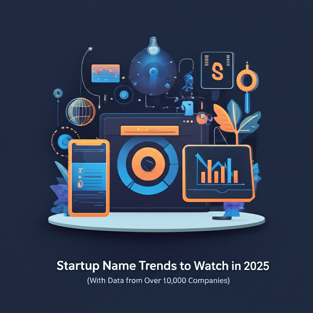 Hero image for blog post: Startup Name Trends to Watch in 2025 (With Data from Over 10,000 Companies)